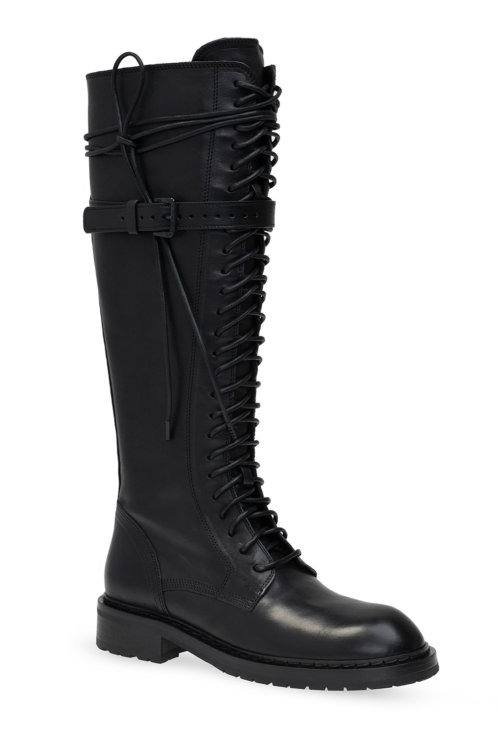 Black Leather boots Ann Demeulemeester - GenesinlifeShops Germany 